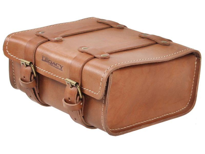 Hepco & Becker Sacoche arrière Legacy Leather (marron clair)