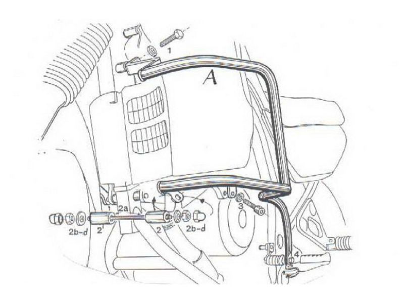 Hepco & Becker Pare-chocs Honda XL 600 V Transalp (1987-2000)