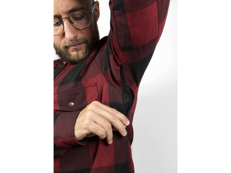 Chemise John Doe Motoshirt (rouge)