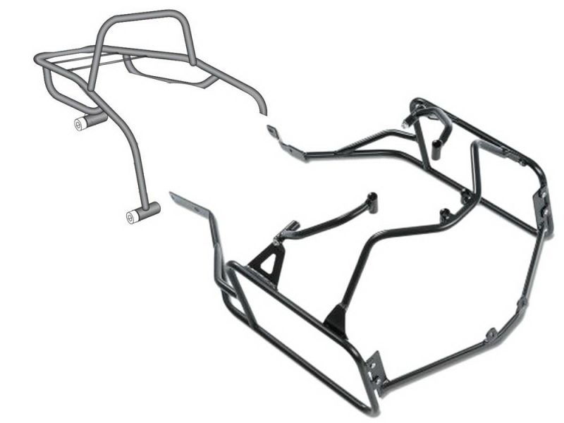 Hepco & Becker Porte-vélos complet Kawasaki Z 400 / Z 440 LTD / Z 440 H / Z550 LTD