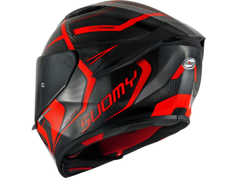 Casque intégral Suomy TX-Pro Carbon Advance (noir / carbone / rouge)