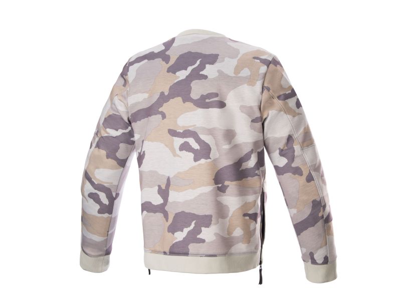 Alpinestars Legit Crew Fleece Pullover mit Protektoren Herren (grau/camouflage)
