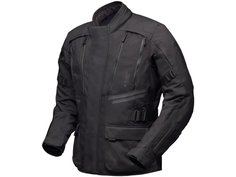 Modeka Lucano Mororradjacke (Schwarz)