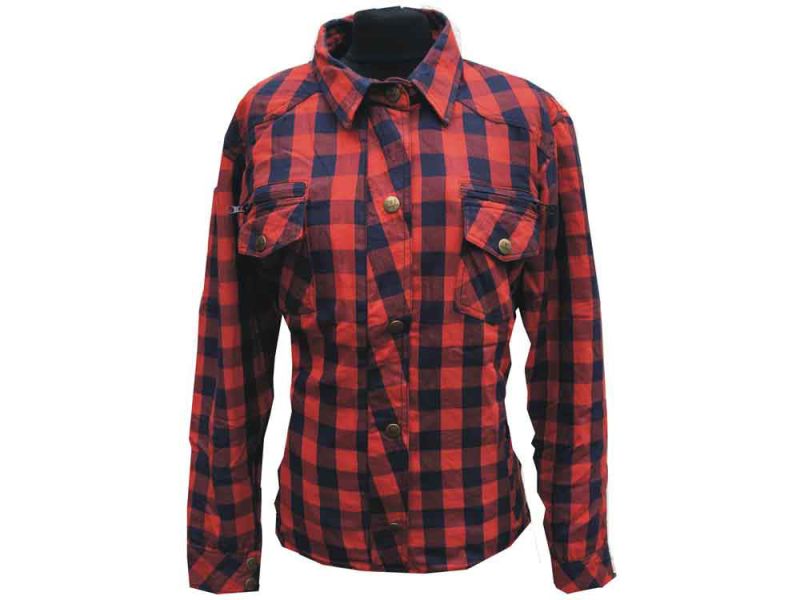 Chemise Bores Lumber Jack pour femme (avec tissu aramide | rouge)