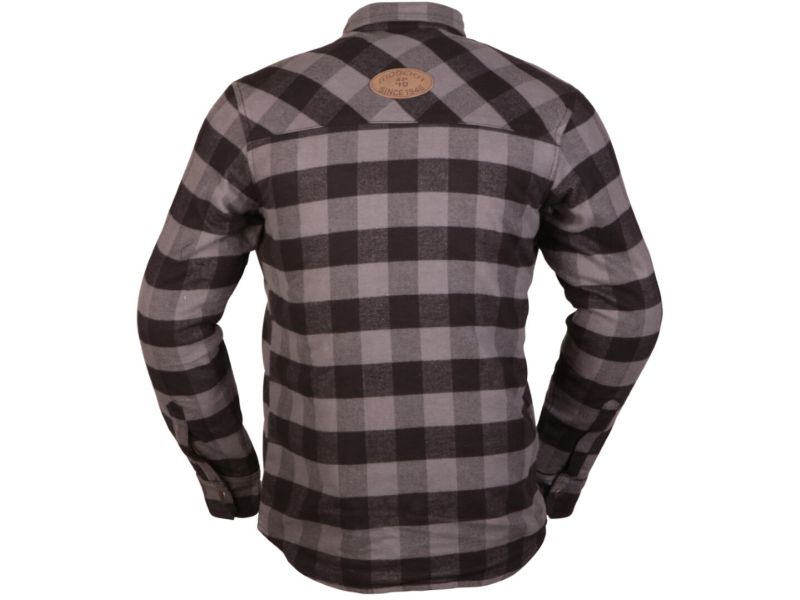 Modeka Nooner Flanell Hemd (Grau/Schwarz)