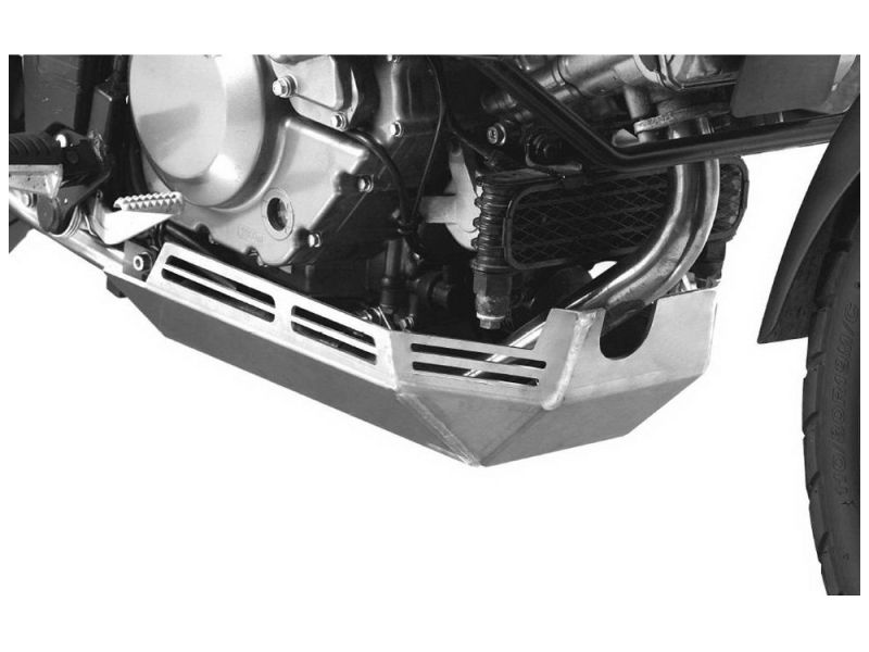 Hepco & Becker Plaque de protection moteur Suzuki DL 650 V-Storm / ABS (argent 2007-2011)