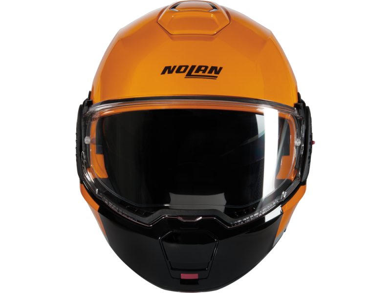Nolan N120-1 N-Com Grafo 350 Motorradhelm (Orange/Grau/Schwarz)