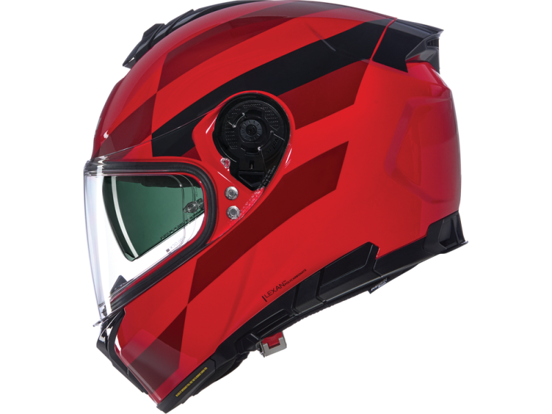 Nolan N80-8 N-Com Alfiere 346 Motorradhelm (Rot/Schwarz)