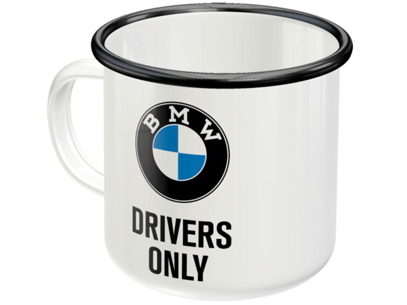 Nostalgic-Arts Tasse en émail BMW Drivers Only