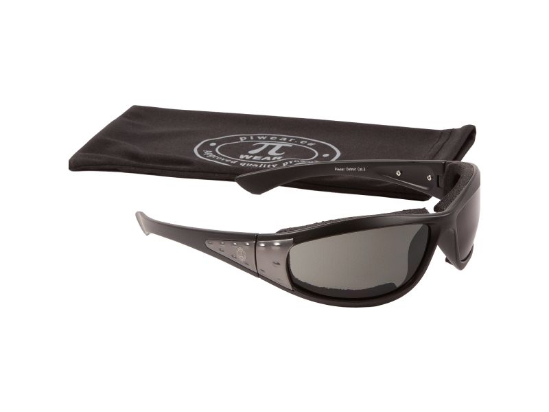 Lunettes PiWear Detroit SM (noires)