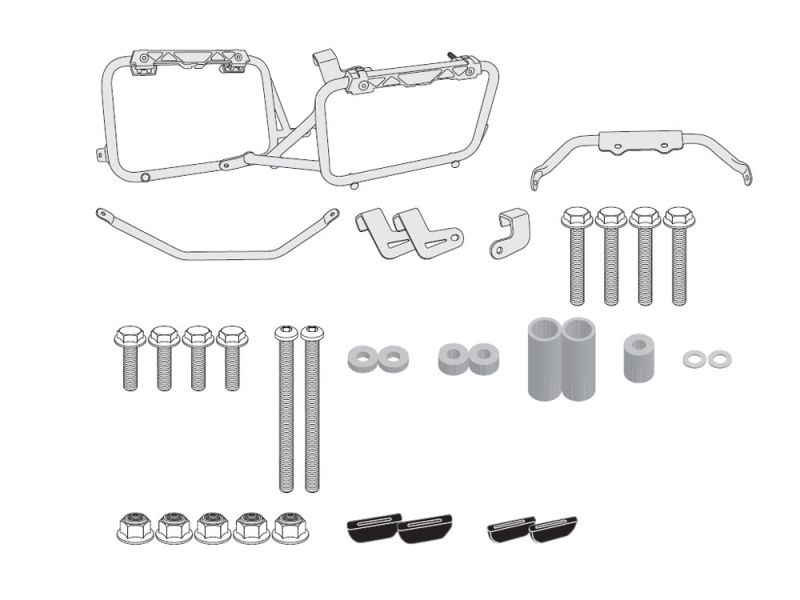 GIVI Trekker Outback porte-bagages CAM Honda CRF 1000 L / LD Africa Twin (2016-)