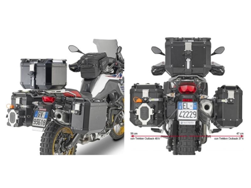 GIVI Trekker Outback porte-bagages CAM BMW F650GS / F750GS (2018-)