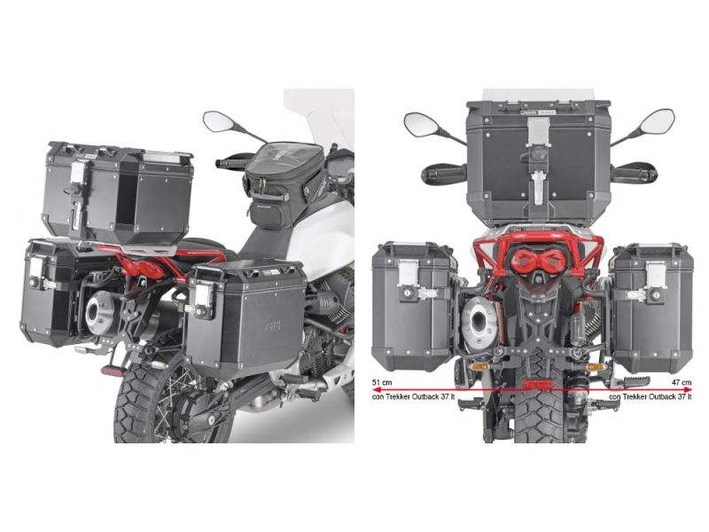 Système de transport Givi Motoguzi V85TT