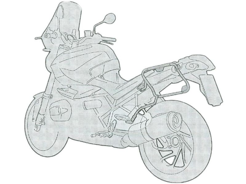 GIVI Porte-coffre Monokey PLR (amovible) Triumph Tiger 1050 Sport (2013-)