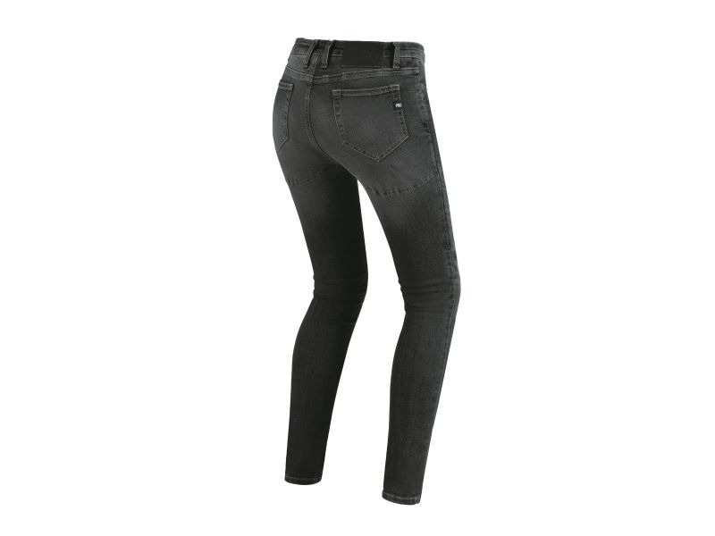 PMJ SKIN21 Skinny Jeans moto femme (noir)