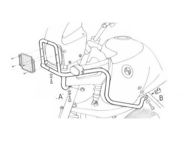 Hepco & Becker Arceau de protection du réservoir BMW R 850 GS / R 1100 GS