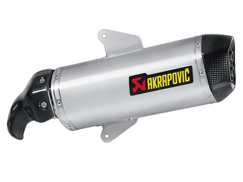 Akrapovic Slip-On pot d'échappement Gilera GP 800 (2008) Aprilia SRV 850 (2012) acier inoxydable