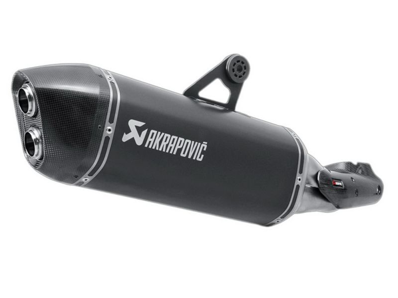 Akrapovic Slip-On pot d'échappement BMW F 650 / 700 / 800 GS / Adventure (2008-2017) Black Series / Titanium