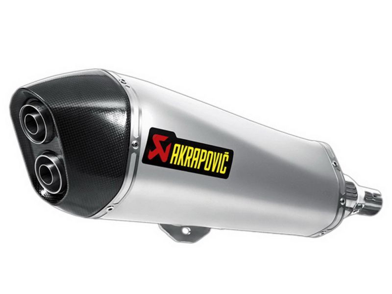 Akrapovic Slip-On pot d'échappement Peugeot Satelis 400 (2008) Piaggio Beverly 500 (2007) Gilera Fuoco 500 (2007) Piaggio MP3 400 RST (2008) Piaggio Xevo 400 inox