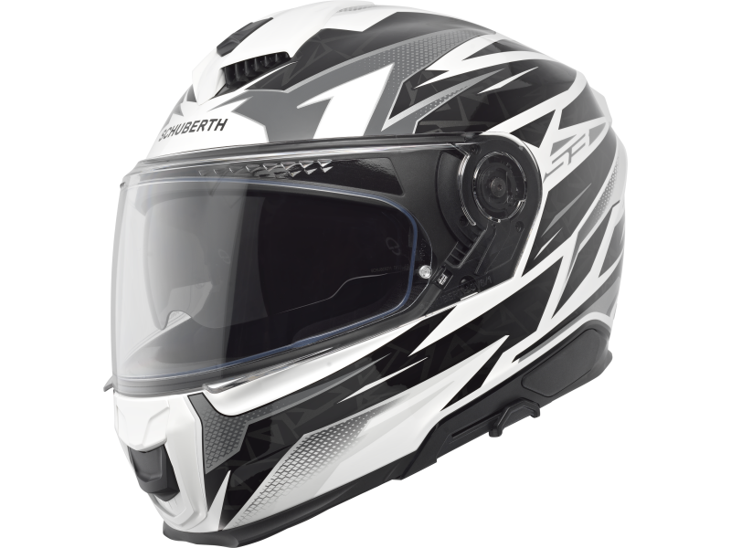 Schuberth S3 Thunder Blue Motorradhelm (Weiß/Blau/Rot/Schwarz)