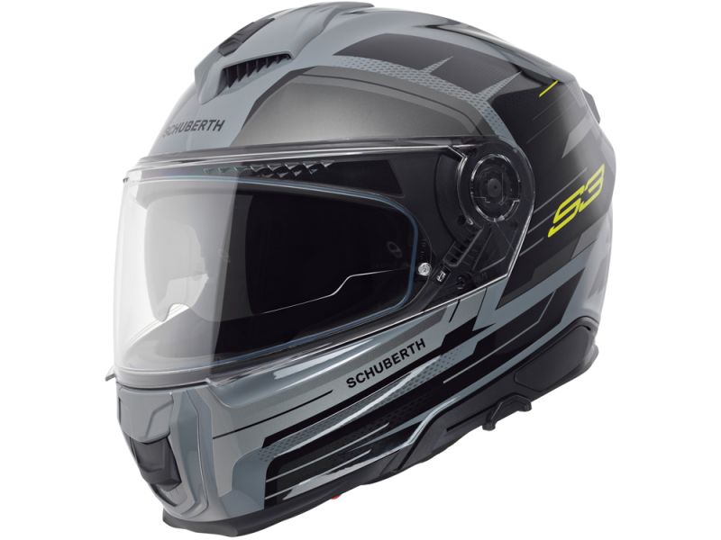 Schuberth S3 Apex Motorradhelm (Grau/Schwarz)