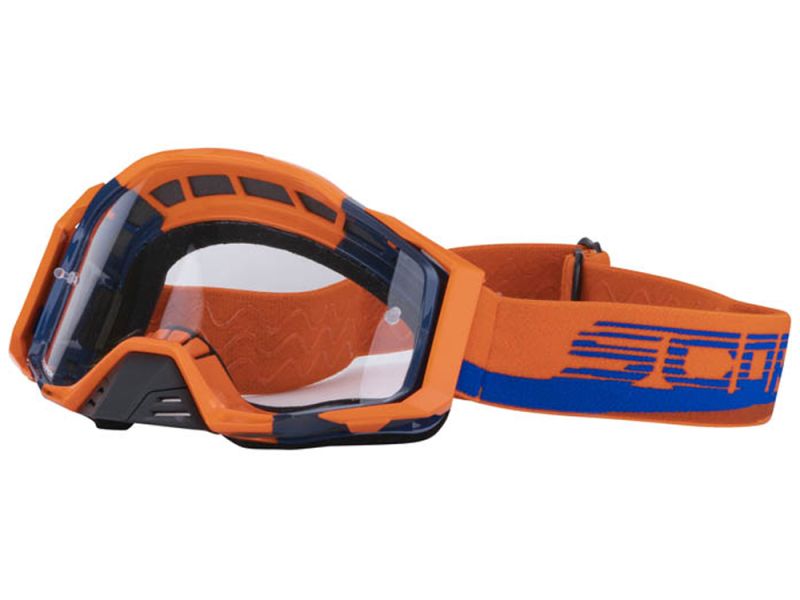 Scorpion E21 lunettes de moto (orange / bleu)