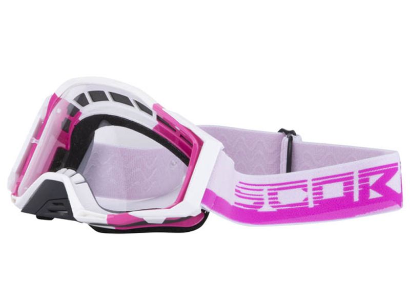 Lunettes Scorpion Goggle E21 unisex (rose/blanc)