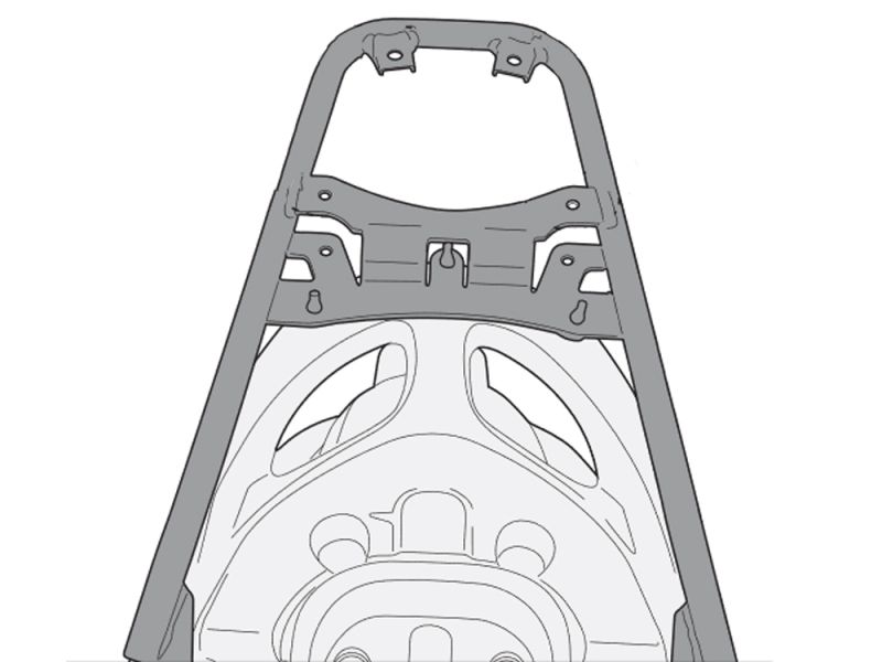 GIVI SR Porte-bagages Yamaha D elight 125 (2017-)