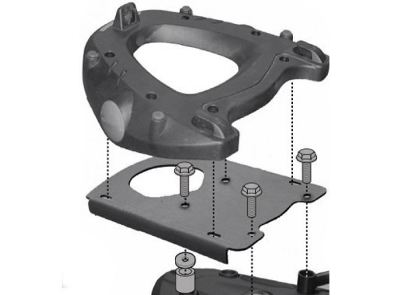 GIVI Monokey SR porte-bagages BMW F 650 / 700 / 800 GS (2008-2012)
