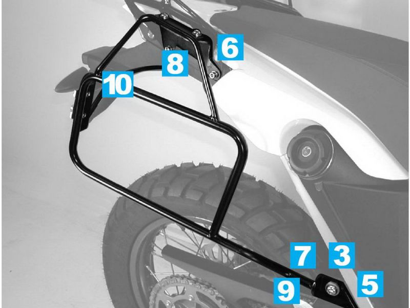 Hepco & Becker Porte-bagages Lock-It BMW G 650 X Country / Challenge (2007)