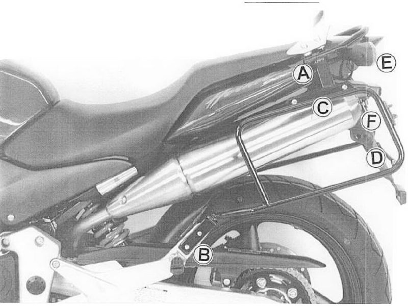 Hepco & Becker Porte-bagages Honda CB 900 Hornet