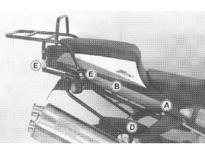 Hepco & Becker Porte-bagages Aprilia RSV Mille / Tuono (-2008)