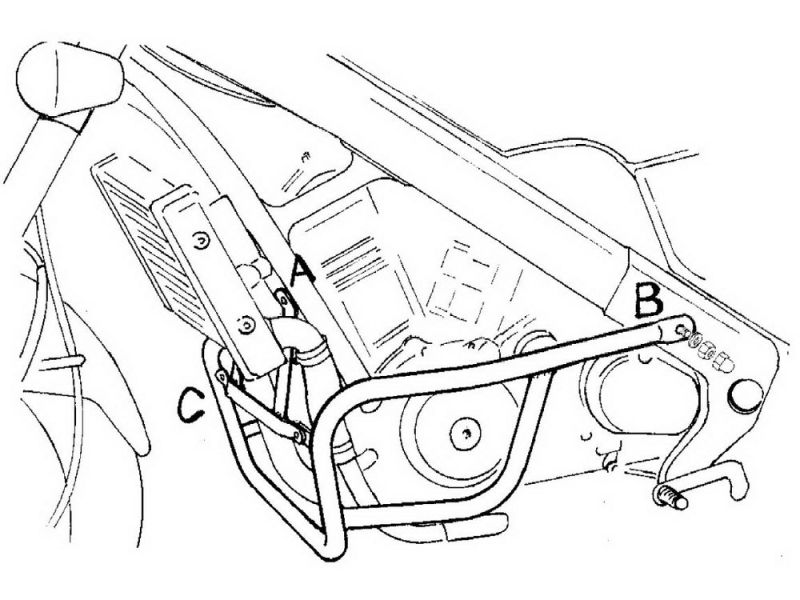 Hepco & Becker Pare-chocs Honda NTV 650