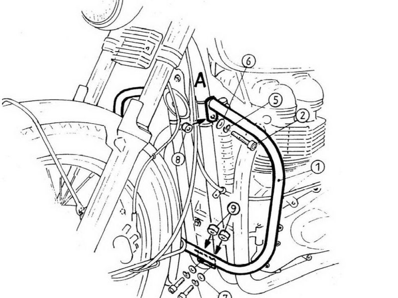 Hepco & Becker Pare-chocs Triumph Thruxton (2004-)