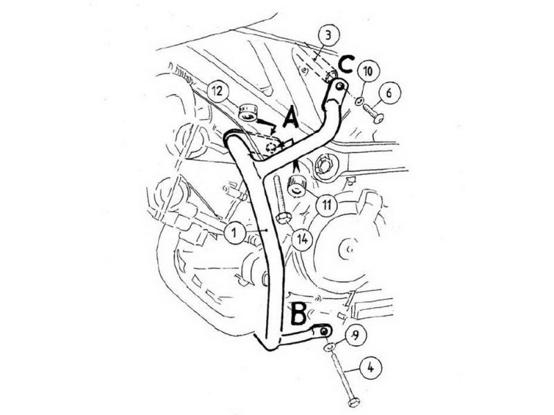 Hepco & Becker Arceau de sécurité Suzuki SV 650 / S (2003-2008)