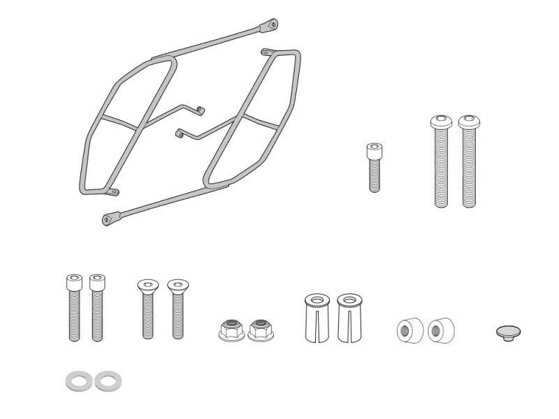 GIVI Entretoise EasyLock Yamaha T-Max 530 (2017-)