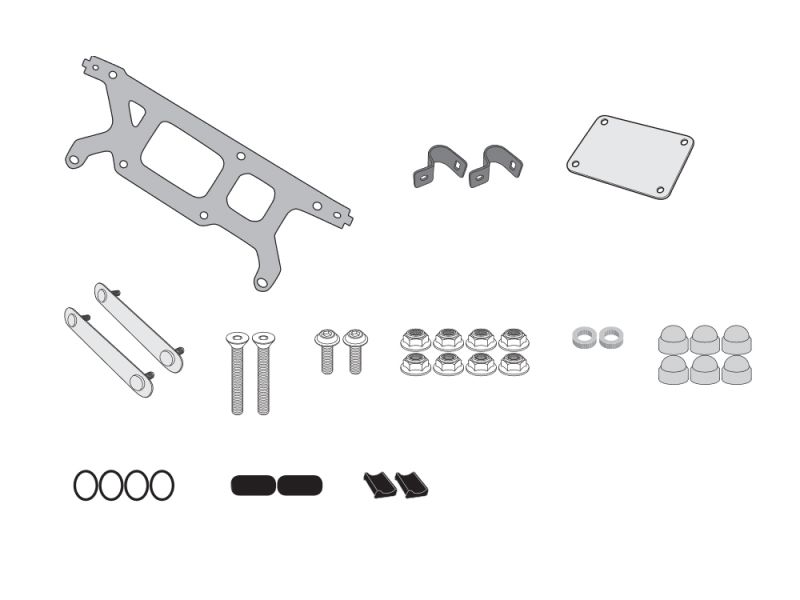 GIVI Kit de montage S250 sur PL3116 pour Suzuki V-Strom 250 (2017-)