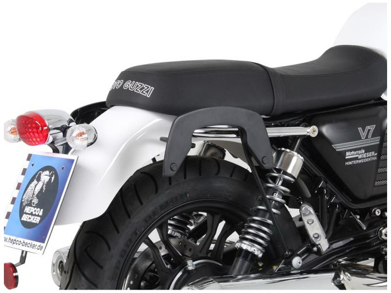 Hepco & Becker Porte-sacoches C-Bow Moto Guzzi V7 Cafe Classic (noir 2009-2011)