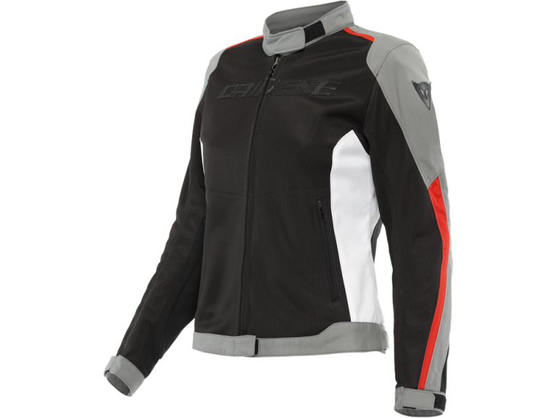 Dainese Hydraflux 2 Air D-Dry blouson moto femme (noir / gris / rouge)
