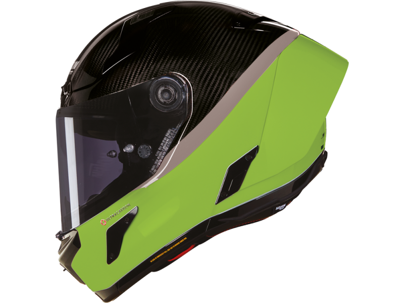 Nolan X-804 RS Ultra Carbon D.O.C. 347 Motorradhelm (Grün/Carbon)