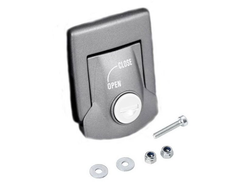 Hepco & Becker Gobi Serrure de couvercle de top-case Cover (argent)