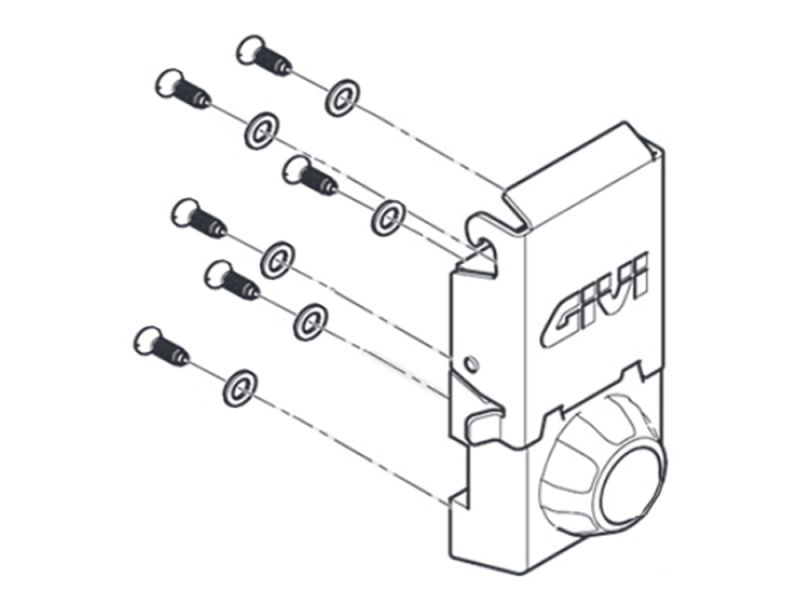 GIVI Bloc de fermeture DLM36 (gauche)