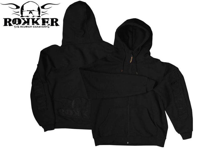 rokker Zip Hoodie (noir)